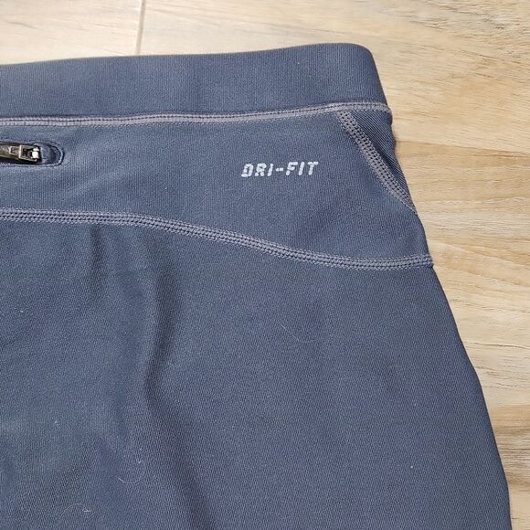 ☔️🩵Nike Gray Dri-Fit Power Running Athletic Pants Medium - Picture 9 of 14